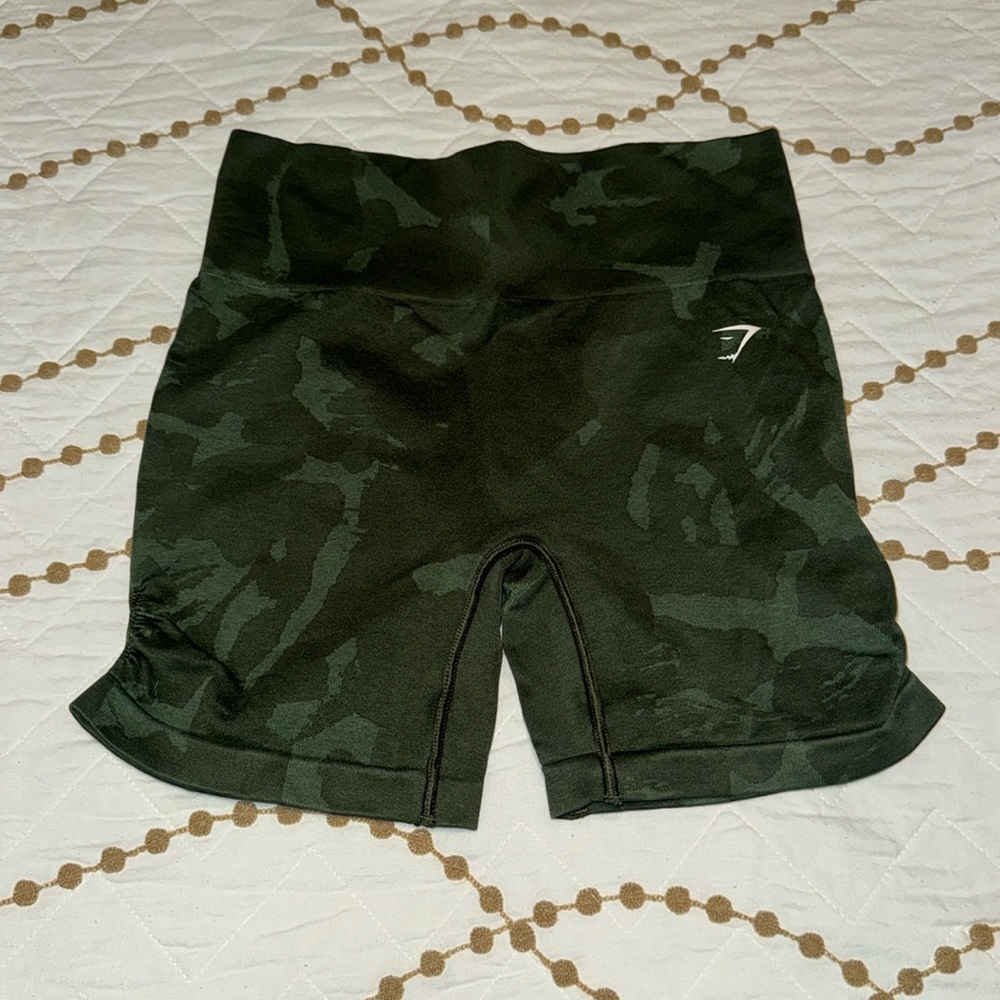 Green Gymshark shorts